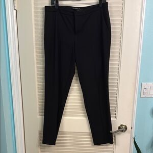 Theyskens Theory Padgette Wool Black Pants Size 10 ✨